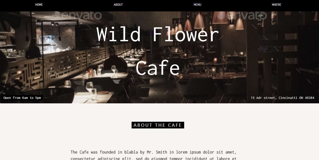 A cafe website